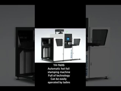 Máquina automática de estampagem a quente para caixas de embalagem de cosméticos