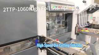 JIGUO 2TP-1060High Corte e vinco automático, estampagem de folhas e decapagem Mahcine