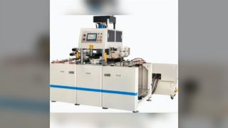 Hot Stamping em papel vegetal 80gsm | Máquina de estampagem a quente hidráulica