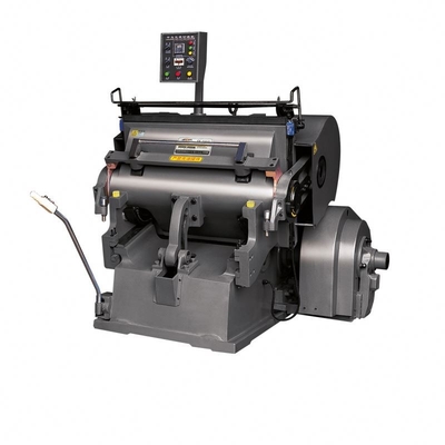 de cartão ondulado plástico vincando cortando do manual da máquina de 750mm
