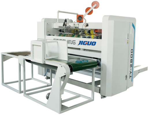 a máquina de costura da caixa automática de 2800mm corrugou a máquina de costura da única parte