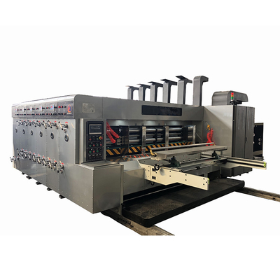 o empilhador da placa de 220pcs/Min Flexo Printing Machine Corrugated giratório morre máquina do cortador