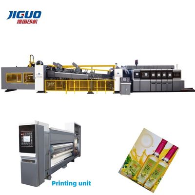 comprar High Speed Flexo Printing And Slotting And Die Cutting Machine For Corrugated Box online manufacture