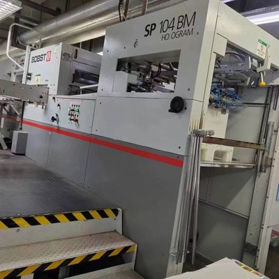 comprar BOBST AUTOPLATINE SP 104 BM H Máquina automática de corte por matrizes e estampagem de folha com holograma online manufacture