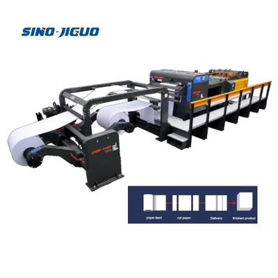 comprar 0.8 MPa Requisito de pressão Máquina de corte de folhas de papel em rolos usada com 2 rolos de corte online manufacture