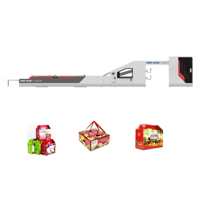 comprar Máquina ondulada três do laminador da flauta de 5 dobras em uma alta velocidade automática online manufacture
