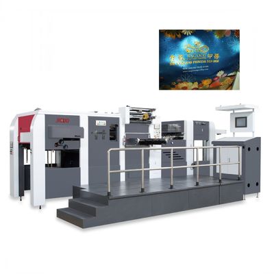 comprar Embalagem pós-impressão Equipamento de corte a óleo de vinho cartão de tabaco Estampagem a quente e máquina de corte a óleo de vinho online manufacture