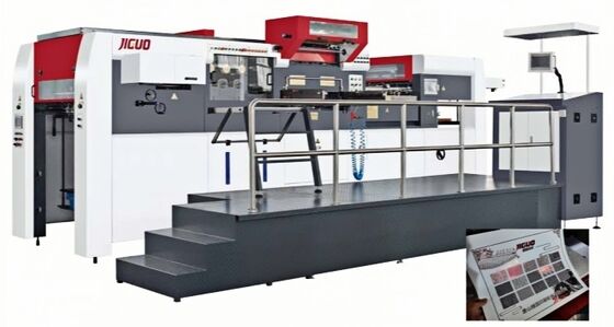 comprar Máquina de corte e vinco automática TMY-1320H e máquina de estampagem a quente (JIGUO) Área de trabalho: 1300 × 940 mm, velocidade: 6000 s / h, precisão: ± 0,1 mm online manufacture