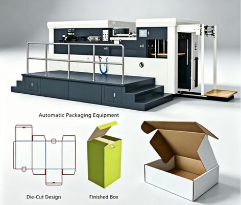 comprar Máquina automática de corte e vinco para papelão e papelão ondulado online manufacture