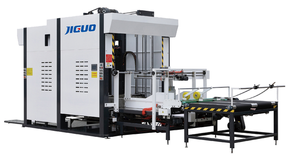comprar 1450*1450mm Turner Carton Box Making Machine que empilha a pilha corrugou máquinas da caixa online manufacture