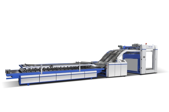 JIGUO FMZ-1300 Máquina de laminação automática de flauta Tamanho máximo de laminação 1300mm × 1250mm Velocidade econômica 0-100 folhas / min Espessura do papel inferior A / B / C / E Flauta 3/4/5 camada