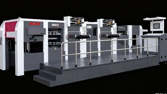 Máquina de estampagem a quente de papelão de espessura 0,1-3 mm com precisão de corte por impressão de 0,1 mm